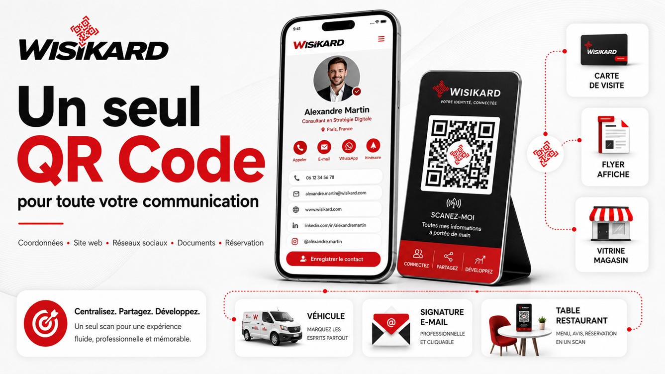 Pourquoi utiliser un QR Code unique pour sa communication professionnelle ?