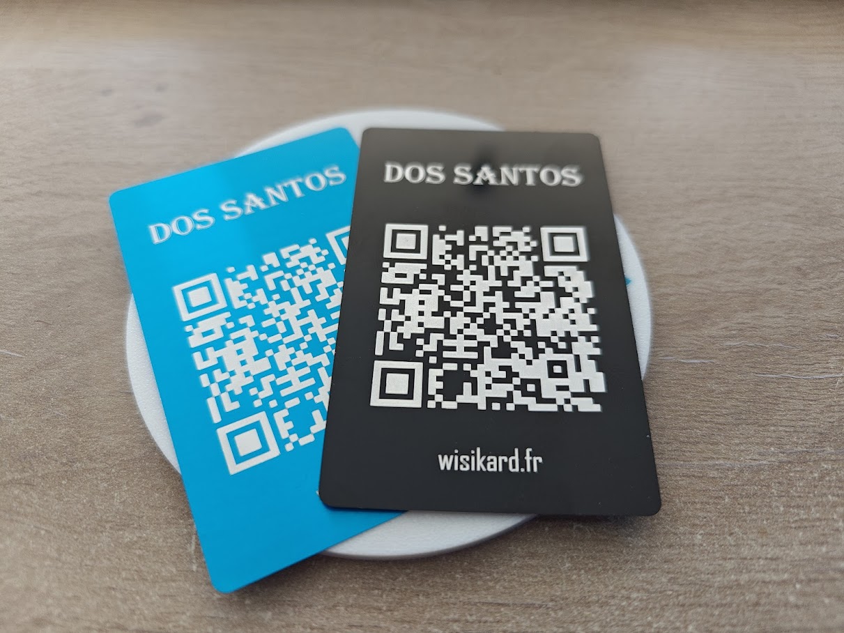 Kard physique Wisikard avec QR Code